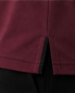 T-shirt de sport de compression pour homme, couleur bordeaux, personnalisé par le fabricant, séchage rapide, respirant, pour la course à pied, la gym, la remise en forme, en polyester, vêtements de sport - Product Image 5