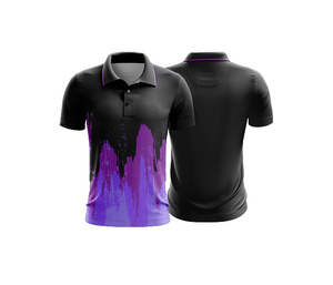 Camiseta polo de entrenamiento ultra performance para hombre, transpirable, de secado rápido, ligera, elástica, que absorbe la humedad, para gimnasio, deportes y actividades. - Product Image 2