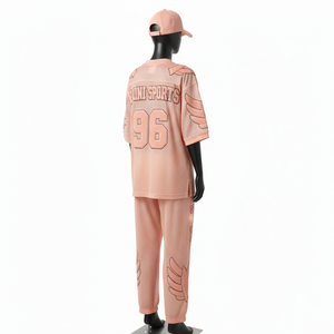 ชุดเซ็ต 2 ชิ้นสำหรับผู้หญิง ผ้าตาข่าย คุณภาพพรีเมียม 180 GSM โพลีเอสเตอร์ระบายอากาศ ชุดกีฬา สกรีนโลโก้ตามสั่ง ชุดเซ็ตผู้หญิง - Product Image 5