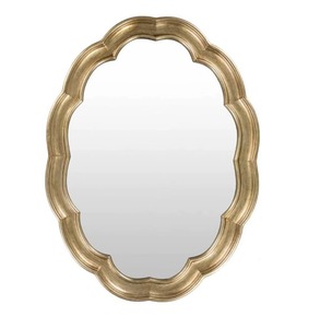 Espejo de Pared Ovalado de Metal Más Vendido, Marco Decorativo Tradicional con Acabado Plateado - Product Image 4