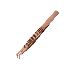 Pince à épiler pour extensions de cils, nouveau style, pointe en fibre, service OEM, meilleures ventes - Product Image 1