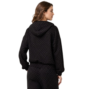 Ensemble de survêtement décontracté deux pièces pour femme avec sweat à capuche en polaire, coupe décontractée, taille élastique et pantalon droit, tenue de sport - Product Image 4
