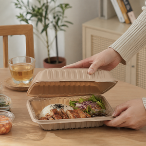 Best Seller Bamboo Fiber Bento Lunch Box for <b>Kids</b> Reusable Eco Friendly Lunch Box <b>Set</b> Portable Meal Food Container for School - Product Image 5