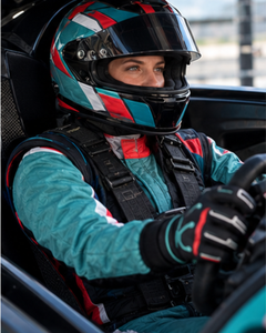 Men's Full Sleeve Motorcycle Racing Suit Color Blocked Teal Red White Polyester/Nylon <b>Waterproof</b> Quick Dry Breathable <b>All</b> - Product Image 6