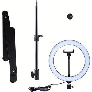 26CM LED anello Selfie luce illuminazione fotografica treppiede per telefono per Video e servizi fotografici - Product Image 5