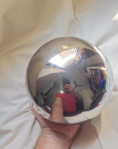 Rare Grande Qualité Premium Naturel Pérou Pyrite Sphère Polie Feng Shui Sculpté Agate Boule Amour Guérison Méditation Décoration - Product Image 4