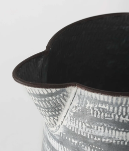 Tendencia fabricante indio florero de Metal jarra de Hierro forma decoración del hogar para sala de estar precios al por mayor - Product Image 3