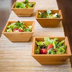 Handmade wooden serving bowl natural finish <b>kitchen</b> dining salad fruit serving eco friendly durable design - Product Image 5
