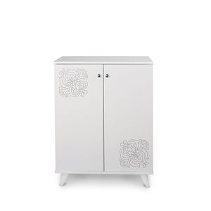 Scarpiera con Base in Legno Valeria: Soluzione di Stoccaggio Elegante e di Stile - Product Image 2