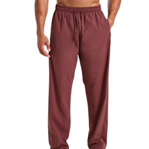 Pantalon de jogging pour homme, coupe décontractée, avec taille élastique et cordon de serrage, tissu doux, confortable, pour l'entraînement et le fitness - Product Image 1