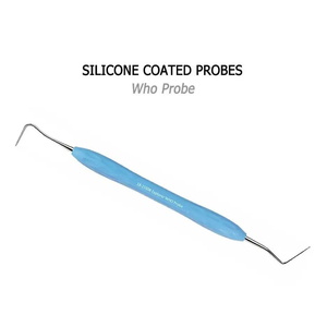 Sonde d'exploration dentaire en acier inoxydable recouvert de silicone, instrument manuel parodontal certifié CE Classe I BBI-673 - Product Image 1