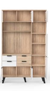 Meuble de rangement de cuisine Furnizone OEM en panneaux de bois, unité de meubles de salon avec tiroirs, design moderne, installation facile, modèle MDF - Product Image 2