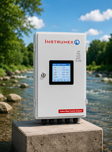 Analizador de Calidad del Agua en Línea, Monitor de pH, TSS, COD, BOD, Caja de Monitoreo con Pantalla Táctil para Aguas Residuales de Ríos - Product Image 2