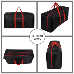 236L Luggage & Travel Bags Storage Organizer Bag <b>Heavy</b> Duty 1680D Nylon Carry Bag for Clothes <b>Blankets</b> Toys and Moving - Product Image 1