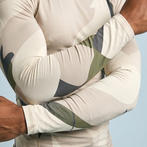 Custom Logo Men Compression Shirt Long Sleeve Sports Fitness Gym Running Tight Base Layer Top Quick Dry Moisture Wicking - Product Image 4