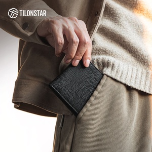 TILONSTAR TVW178P Cartera Billetera Plegable Portátil Inteligente con Bloqueo RFID de Cuero Genuino para Tarjetas de Crédito para Hombre - Product Image 6