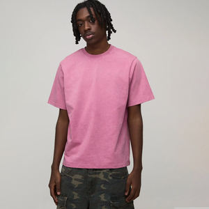 Camisetas de Cuello Redondo Básicas Lisas de Algodón de Alta Calidad para Hombre, Impresión de Logotipo Personalizada, Corte Ajustado, 100% Algodón, Camiseta Blanca - Product Image 1