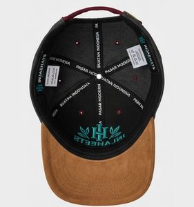 Gorra Trucker Injaehats de 6 Paneles, Color Granate Gris, Ajustable, Unisex, Casual, con Logotipo Bordado en el Panel Frontal, Lona, Poliéster y Algodón - Product Image 4