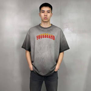 เสื้อยืดฮิปฮอปคอกลมแขนสั้นทรงปกติ ผ้าฝ้าย 100% คุณภาพพรีเมียม เนื้อหนา ระบายอากาศได้ดี แห้งเร็ว เป็นมิตรต่อสิ่งแวดล้อม - Product Image 3
