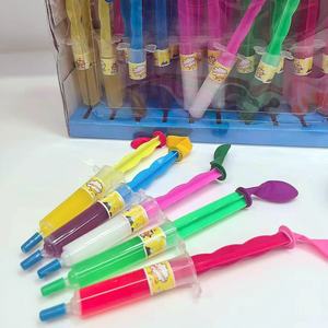 Bonbons américains en gros à bas prix, bonbons pour enfants, seringue, diverses saveurs de fruits, confiture <span class=keywords><strong>liquide</strong></span>, bonbons avec des jouets ballon - Product Image 4