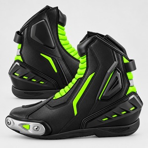 Bottes courtes de moto robustes, construction solide, protection de la cheville et confort de conduite durable - Product Image 5