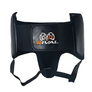 อุปกรณ์ป้องกันอวัยวะเพศชายสำหรับชกมวย RIVAL สีดำ ทำจากหนังวัวแท้ PU โฟม EVA แบบผูกเชือก สำหรับฝึกซ้อม - Product Image 6