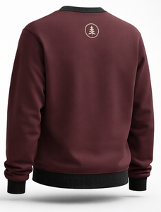 Custom <b>Mens</b> Anti-Wrinkle Crewneck Sweatshirt Premium Fleece Regular Full Sleeve 100% Polyester Knitted Nature Graphic <b>Pullover</b> - Product Image 2