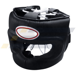 High Quality Sport <b>Style</b> PU Leather Boxing Kick Boxing Helmet Effective Fighting <b>Head</b> Protector And Guard - Product Image 2