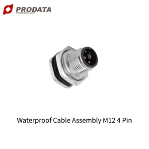 Connecteur mâle étanche OEM M12 à 4 broches pour carte de circuit imprimé (PCB) à souder pour l'automobile - Product Image 2