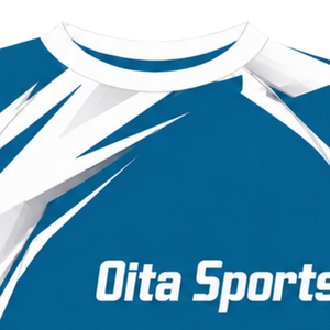 Camiseta Deportiva de Manga Corta Azul Rey y Blanca con Cuello Redondo y Gráfico de Rayo, Compresión Atlética para Entrenamiento de Alto Rendimiento - Product Image 5