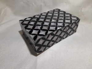 Handcrafted Bone Inlay Resin MDF Jewelry Storage <b>Box</b> Polished Organiser for Rings Earrings <b>Keepsakes</b> Decorative Artisan Work - Product Image 3