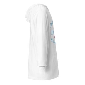 แจ็คแอนด์จิล บลูเลตเตอร์เสื้อแขนยาวมีฮู้ดพิมพ์ลายกราฟิกแบบกำหนดเอง เสื้อลำลองเนื้อนุ่ม สวมใส่สบาย น้ำหนักเบา เหมาะสำหรับใส่ทุกวัน - Product Image 4
