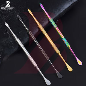 Empujador de Cutículas Profesional de Acero Inoxidable para Belleza, Herramientas de Manicura Multicolor Arcoíris y Chapadas en Oro al por Mayor - Product Image 2