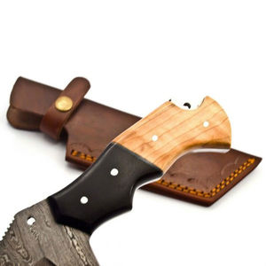 Cuchillos Tracker de Damasco Hechos a Mano, Cuchillo de Caza y Camping de Hoja Fija para Exteriores, Cuchillos Tracker de Damasco Hechos a Mano - Product Image 6