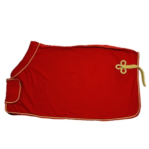 Mantas de forro polar para caballos al por mayor, combo de mantas para establo y exhibición, tamaños y colores personalizados, cierre frontal con 2 hebillas en el pecho, No. - Product Image 1