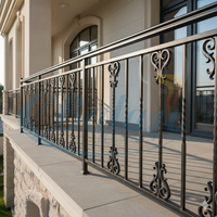 Grille de fenêtre moderne en fonte robuste, clôture de sécurité pour balcon, portail de jardin, décoration de portail de jardin, finition hautement polie, Rus...