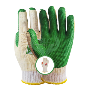Guantes de seguridad de algodón polivinílico resistentes a perforaciones Thorn versátiles Características antiestáticas antideslizantes para una máxima protección Jardín - Product Image 2
