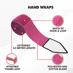 Vente flash : Bandages de boxe personnalisés avec logo, confortables, résistants à l'usure, respirants et élastiques - Product Image 5