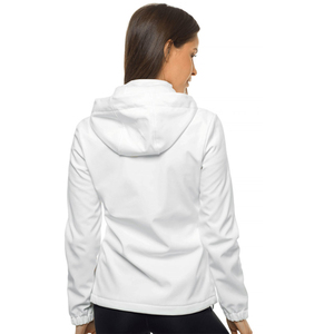 Veste softshell pour femme au design moderne, manches longues, fermeture éclair, poignets élastiques, imperméable - Product Image 2