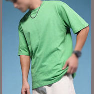 Camisetas de Hombre al por Mayor, Ligeras, Personalizadas, de Color Sólido, con Patrón Liso, Teñidas, de Secado Rápido, Transpirables, con Cuello Redondo y Manga Corta - Product Image 2