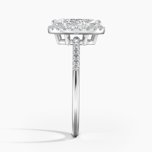 BOJ <b>Ring</b> 029 Marquise Cut 925 Silver Cambria Halo White <b>Diamond</b> <b>Ring</b> 2ct D Color VVS1 Moissanite GRA Certified Low Price <b>Ring</b> - Product Image 3