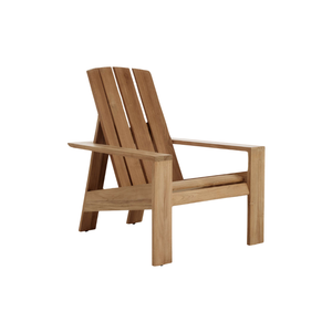 Sillón de Exterior Contemporáneo de Teca Sólida con Respaldo Ergonómico, Diseño de Líneas Limpias, Muebles de Patio de Lujo Resistentes a la Intemperie - Product Image 2