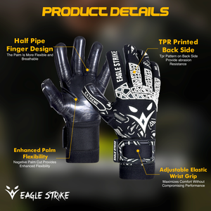 Custom OEM ODM <b>Leather</b> <b>Football</b> Goalkeeper Gloves 2025 Thickened Breathable Anti Slip High Quality Unisex Wholesale Manufacturer - Product Image 4