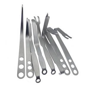 Kit d'instruments chirurgicaux orthopédiques pour l'articulation du genou : crochets de plateau tibial et rétracteurs, outils de chirurgie du genou, kit chirurgical professionnel - Product Image 5