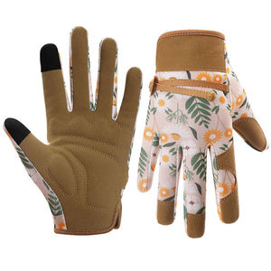 Guantes de Jardinería de Cuero del Fabricante, Guantes de Trabajo con Movimiento Flexible para las Manos, Adecuados para Limpieza al Aire Libre y Cuidado del Césped - Product Image 2