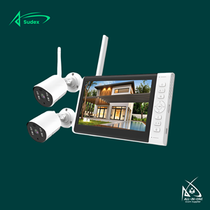 Kit de Cámara CCTV HD Sudex DSC-14 de 7.0 Pulgadas con Sensor CMOS de 4 Canales, NVR, Almacenamiento Local/Icloud, WiFi, Aplicación Tuya, IP66 Impermeable, Audio Bidireccional - Product Image 6