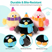 Jouet en peluche couineur écologique et mignon en forme de dessin animé pour chiens de petite taille – Idéal pour l'intérieur et la réduction de l'anxiété