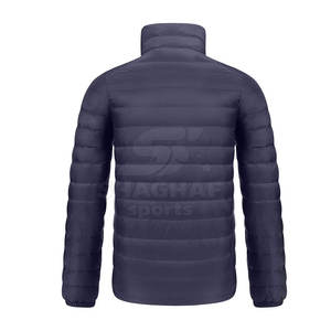 Veste matelassée pour homme avec logo personnalisé, manches longues, style tendance, veste matelassée en duvet d'hiver pour homme sur mesure - Product Image 2