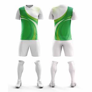 Nouveauté, ensembles d'uniformes de football unisexes de qualité supérieure, design personnalisé, respirants, séchage rapide, écologiques, 100% polyester, service OEM - Product Image 1