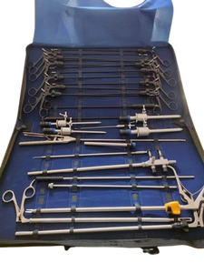 Kit Completo de Instrumentos Quirúrgicos Laparoscópicos con Trócares, Pinzas, Portaagujas y Tijeras, Kit Premium de ORTHO GENIX - Product Image 5